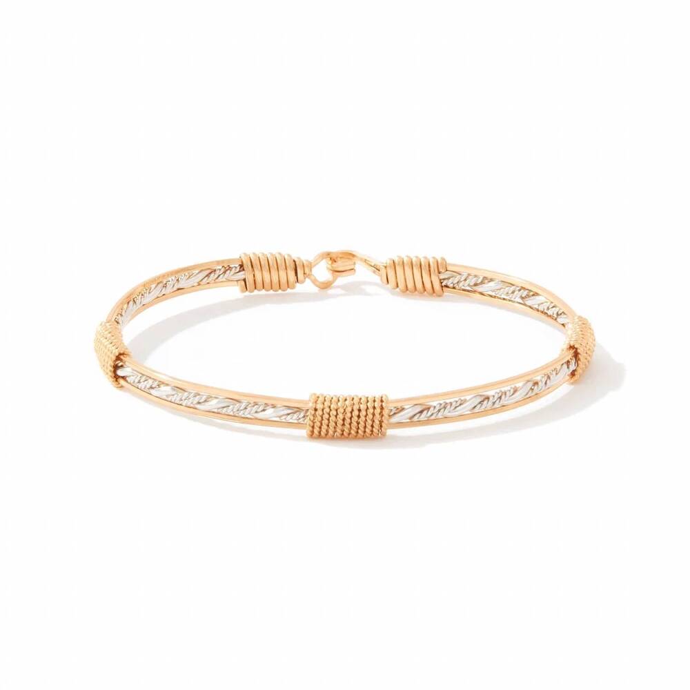 NEW RONALDO JEWELRY women's wrapped in love bracelet in 14k gold artist wire and